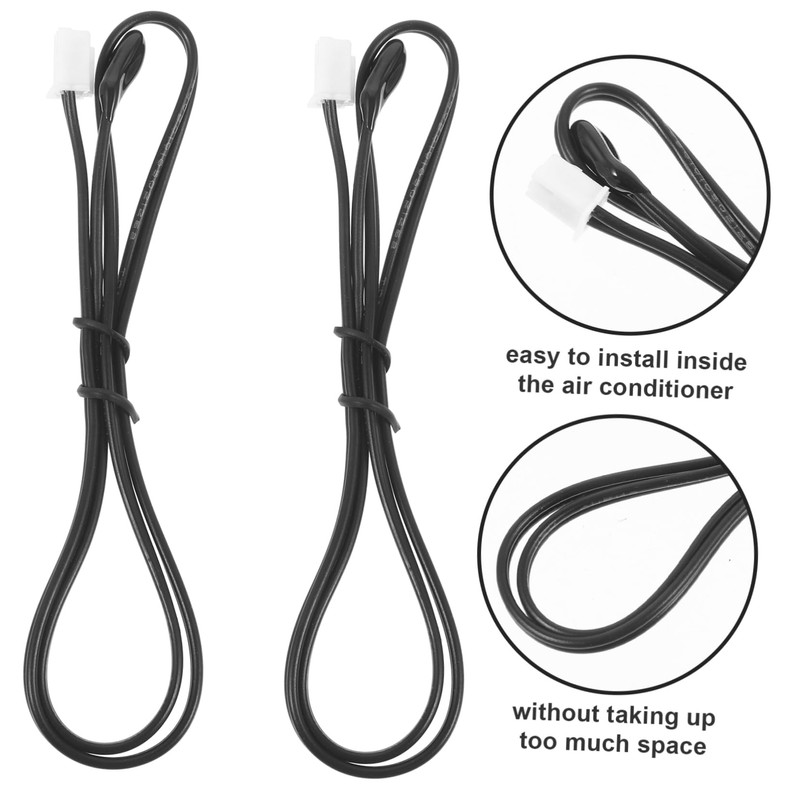 HOMOCONO Air Conditioner Thermistor Sensor Temperature Probe Rubber Head Waterproof