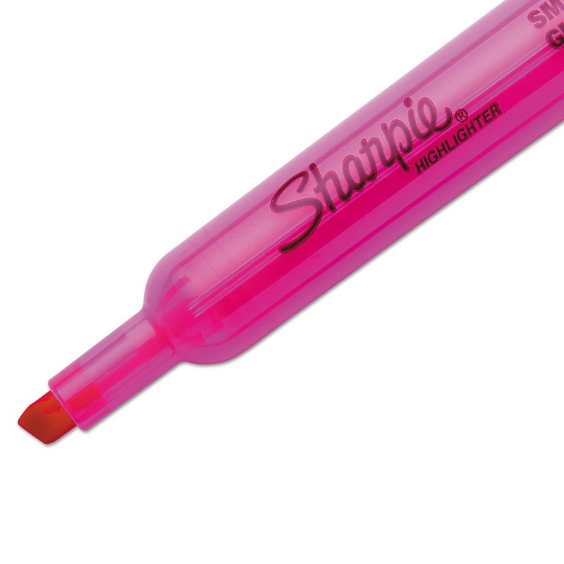 Sharpie 25009 Accent Tank Style Highlighter Chisel Tip Pink Dozen