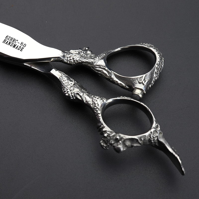 Professional Hairdressing Scissors 7/7.5/8 Inch Hairdressing Scissors Gold and Black
