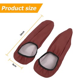 CGEAMDY Pack of 2 Car Armrest Covers, Car Centre Console Cover, Microfibre Leather Car Front Seat Armrest Cover, Car Seat Accessories for Most Office Chairs (Red)