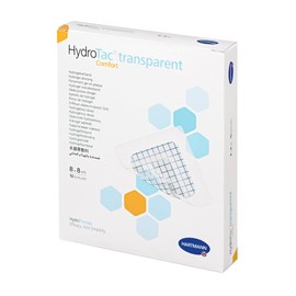 Hartmann 685928 HydroTac Transparent Comfort Hydrogel Dressing, Sterile, 6.5 cm Width x 10 cm Length, Pack of 10