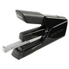 Heavy-Duty Stapler, Flat Clinch, 75 Sheet Capacity, Black