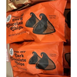 Trader Joe's 2 Packs Trader Joe's 72% Cacao Dark Chocolate Baking Chips 10 oz Each