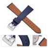 JWNSPA Top Grain Leather Watch Band - Quick Release Brushed