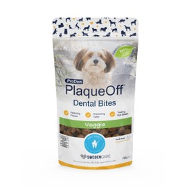 ProDen PlaqueOff Dental Bites 60 g | For Dogs and Cats under 10 kg | Bad breath, Plaque, Tartar, package may vary