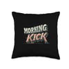 Cool Morning Kick Speech Costume Throw Pillow