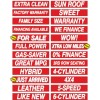 EZ Lettering Car Dealer Windshield Slogans 20 packs, Mix n