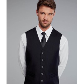 Needs & Wants® Clip On Tie Black Polyester Thinly Self Striped Doorman Bouncer Security Wedding Solid Uniform Black Ties For Men for Wedding Funeral Formal Business Tie Graduation School Uniforms