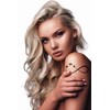 Dopetattoo 6 Sheets Temporary Tattoo Infinity Tattoo Fake tattoos Neck