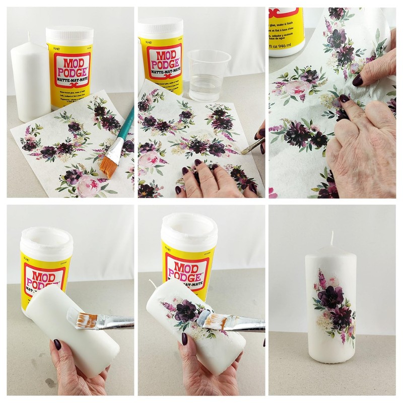 ITD Collection Spring Bouquet Rice Paper RP070 21 x 30