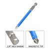 Bonsicoky 10Pcs PH3 x 90mm Magnetic Anti-Slip Drill Bits, Phillips