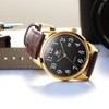 OLEVS Watch for Men | Minimalist Fashion Leather Strap Wrist