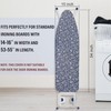 Memeaty Ironing Board Cover and Pad 15x54 Inch Standard Ironing
