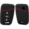 2 Piezas Funda Protección De Silicon Llave Compatible con VW