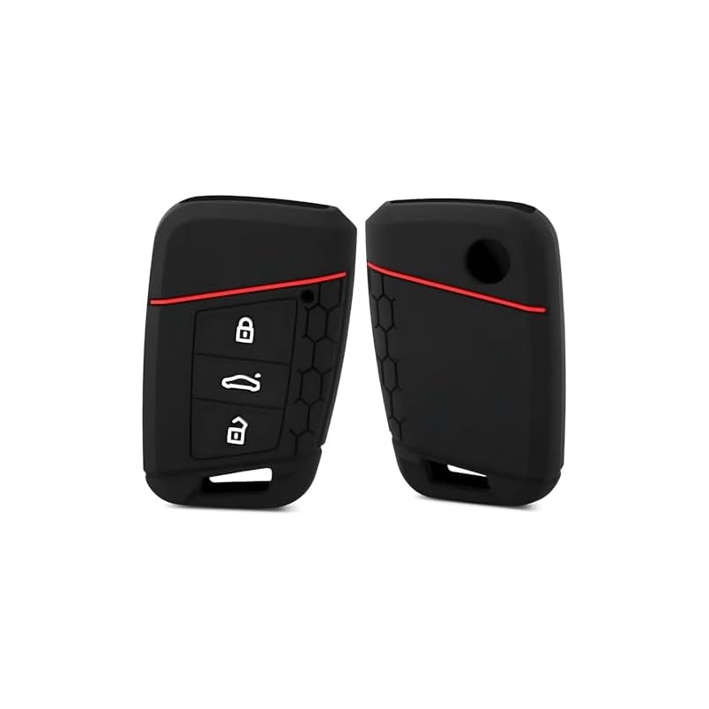 2 Piezas Funda Protección De Silicon Llave Compatible con VW