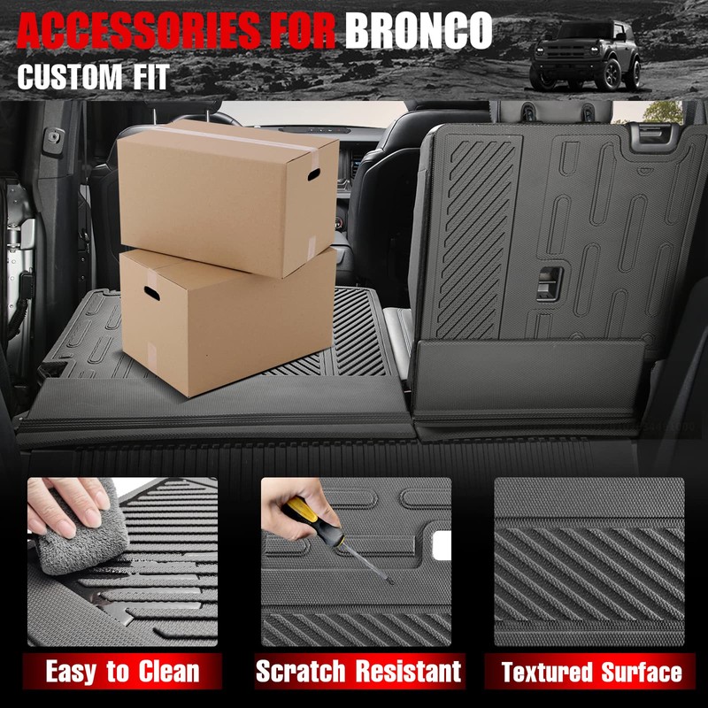 Mabett Rear Seat Back Cover Backrest Protector for Ford Bronco