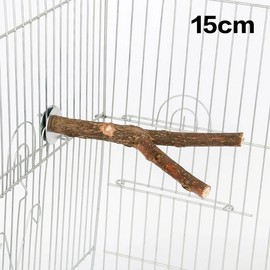 1pcs 15/20/30cm Birds Accessories Bird Cage Sticks Wooden Stuff Stand Tree Branch Perches