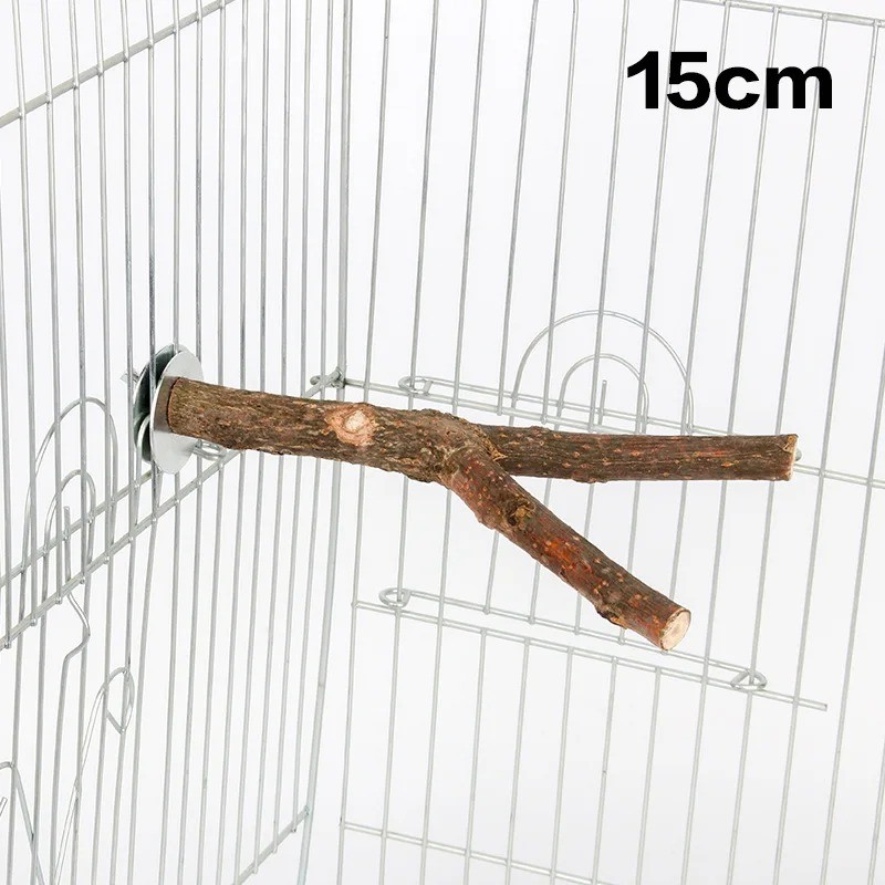 1pcs 15/20/30cm Birds Accessories Bird Cage Sticks Wooden Stuff Stand