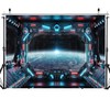 SJOLOON Spaceship Interior Backdrop Planet Earth Backdrop Exploration Science Fiction