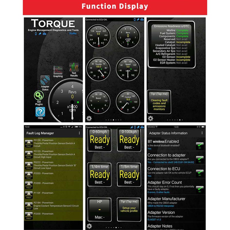KONNWEI KW902 Mini BT 5.0 Wireless OBD-II Car Auto Diagnostic