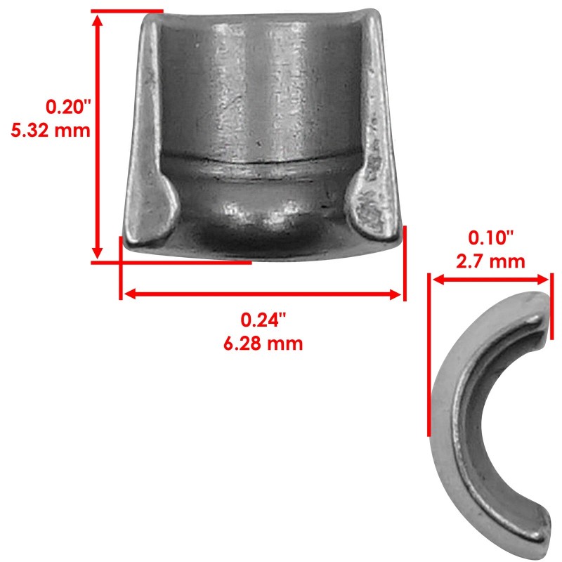 Caltric Exhaust & Intake Valve Kit For Suzuki RMZ250 RM-Z250