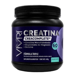VIVRI Creatina | 60 Porciones | Creatina, Betaína y Bisglicinato de Magnesio