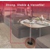 ITC (TS1000HPPR-B-DB) SurFit High Polymer Table Base