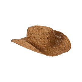 Lack of Color Women's Dakota Cowboy Wide Brimmed Chevron Pattern Western Hat (Medium (57 cm), Teak)