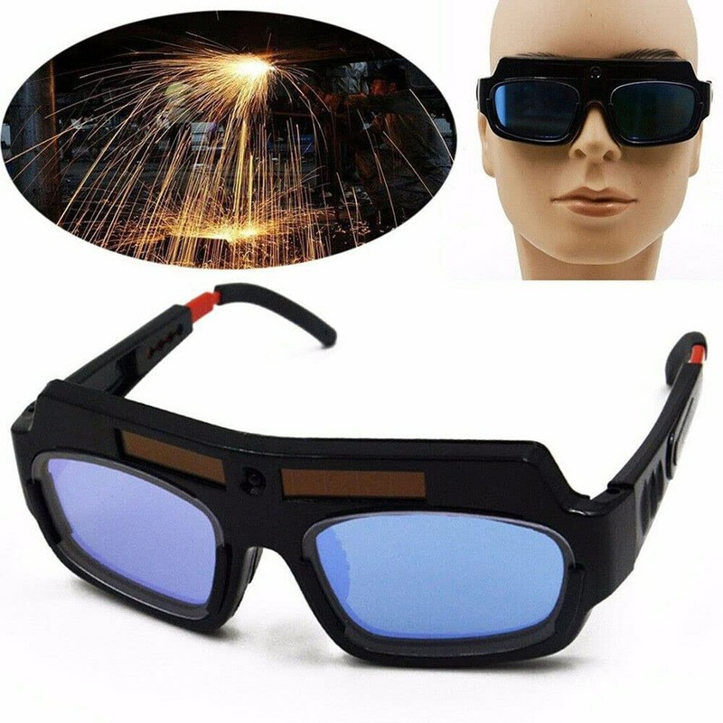 TEAMWILL Welding Goggles Mask Auto Darkening Glasses Resist Ultraviolet Eyes