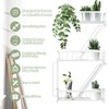 SweetSage Fire Escape Shelf - 3 Tier White Wall Display