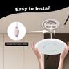 LUTW LED Ceiling Light 24W, Round Flush Ceiling Light 6500K