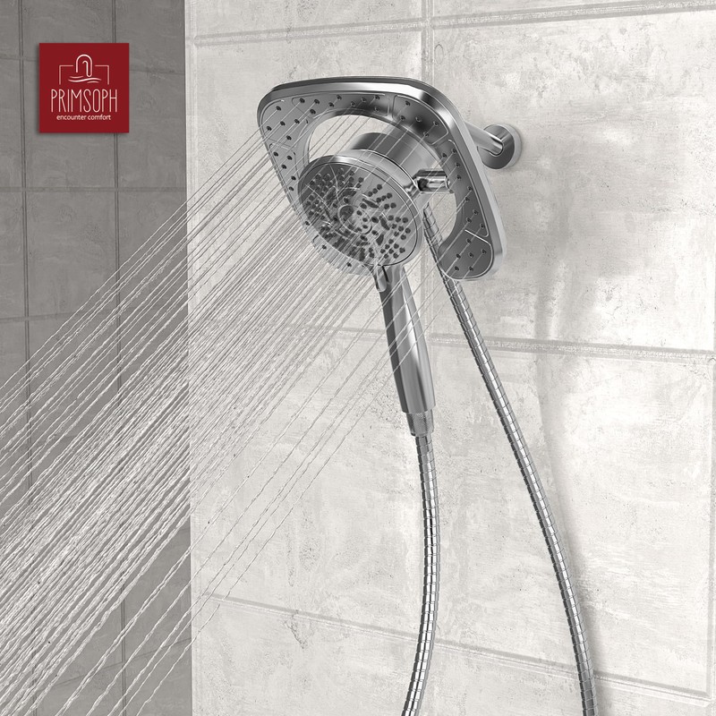 PRIMSOPH Shower Head Handheld Spray Combo 10 Mode Spray Settings
