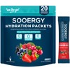 Sooergy Electrolytes Powder Packets Sugar Free Hydration Packets, Liquid Daily