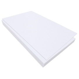 Jtnohx Felt for Crafts, 16 Pcs Felt Fabric, 7"×11.3" Stiff Felt Sheets, Craft Felt Square for Sewing (White)