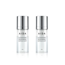 Aida [Set of 2] Glutathione Brightening Ampoule Mist 60ml / [2개세트] 글루타치온 브라이트닝 앰플 미스트 60ml