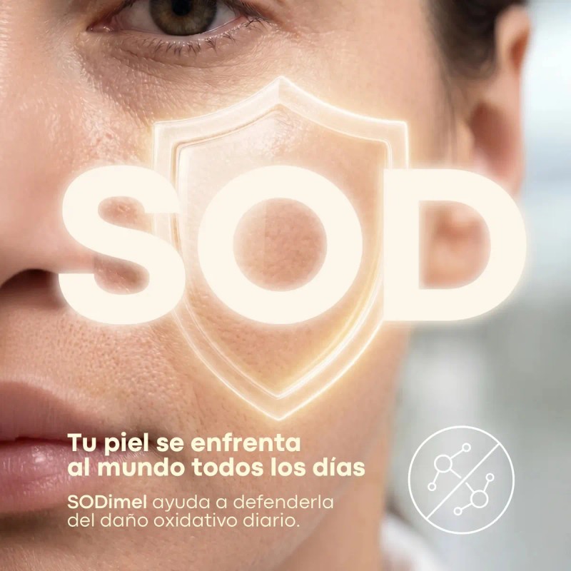 Suplemento Superóxido Dismutasa Sodimel Aminoácidos Ceramidas Antioxidante Antiedad Cápsulas