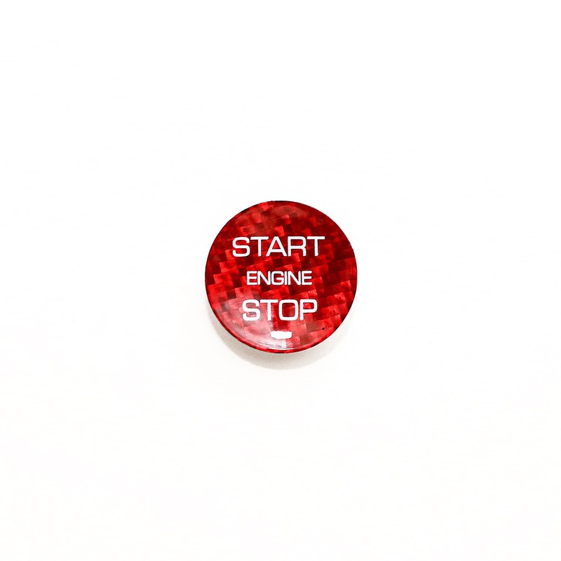 M.JVisun Carbon Fibre One Button Start Button Lid Trim for