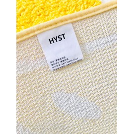 Rainbow/Lemon Rug Carpet Water Absorption Non-Slip Bedroom Bathroom Door Mat (Lemon S)