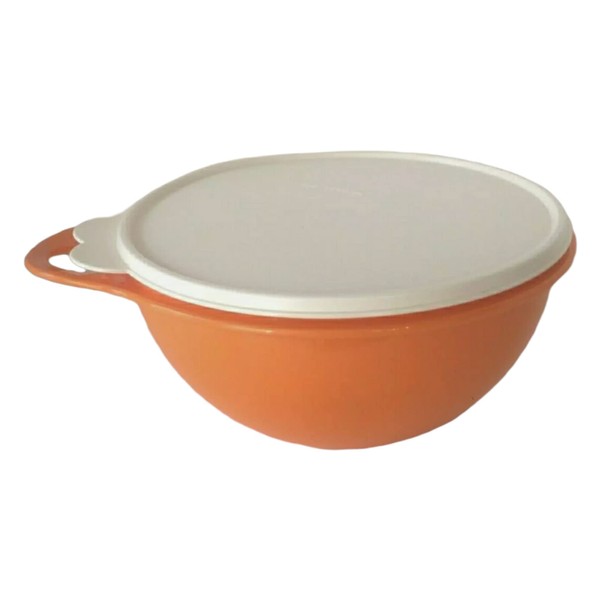 Tupperware Thatsa Bowl Jr 12 Cup Orange with White Seal