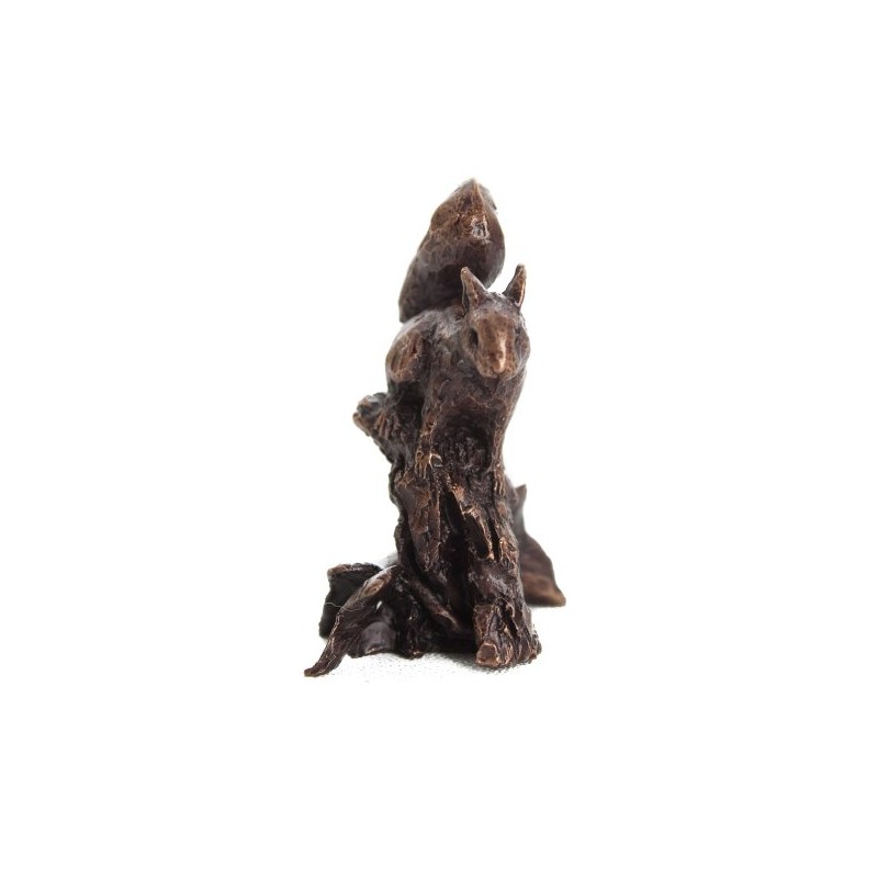 Butler & Peach - Solid Bronze Miniature Red Squirrel