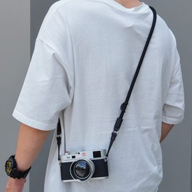 VKO Kameragurt 120 cm Kamera Tragegurt Kletterseils Nackengurt geeignet für DSLR SLR oder spiegellosen Kameras (schwarz)