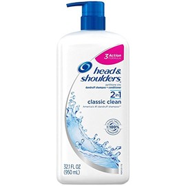 Head & Shoulders Classic Clean 2-in-1 Anti-dandruff Shampoo + Conditioner, 32.1 Fl Oz