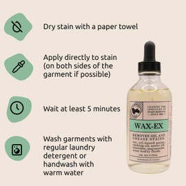 WAXEX Oil and Grease Stain Remover for Clothes - Sidecar Soap