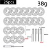 20 Pieces 22mm Diamond Cutting Wheel with 4 Pieces 3