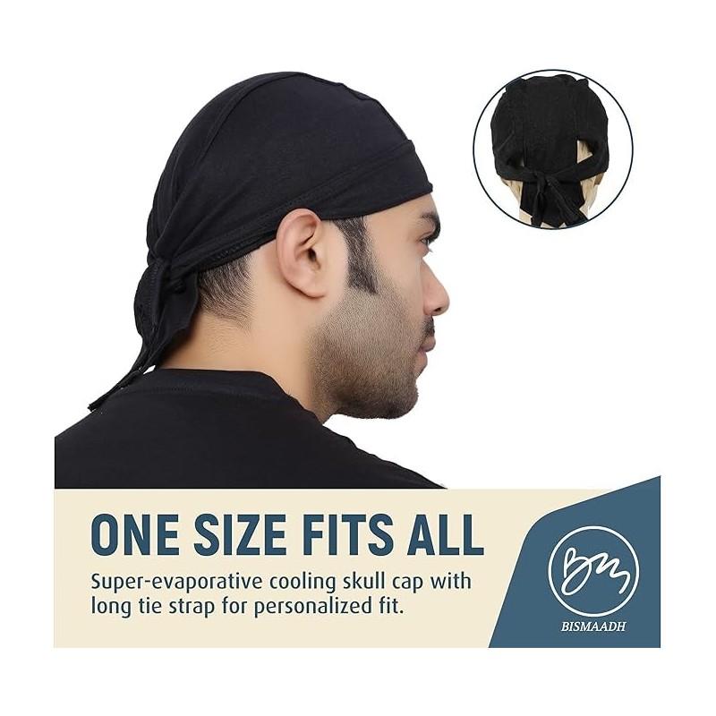 Cotton Pirate Bandana Pirate Cap CB-RPG (BLACK)
