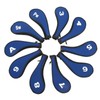 10pcs Golf Iron Head Cover with Number Printing Neoprene Zippered