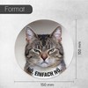 Sticker Cat Nö. Einfach nö. I Round Diameter 15 cm