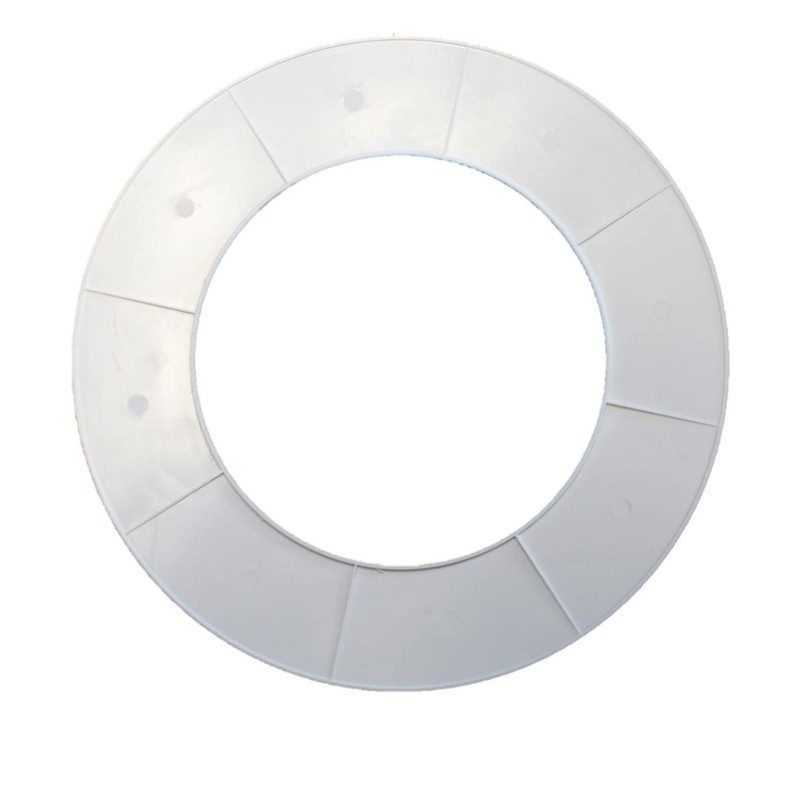 White Trim Rings Plastic Ring 8" Inch Recessed Light Ring