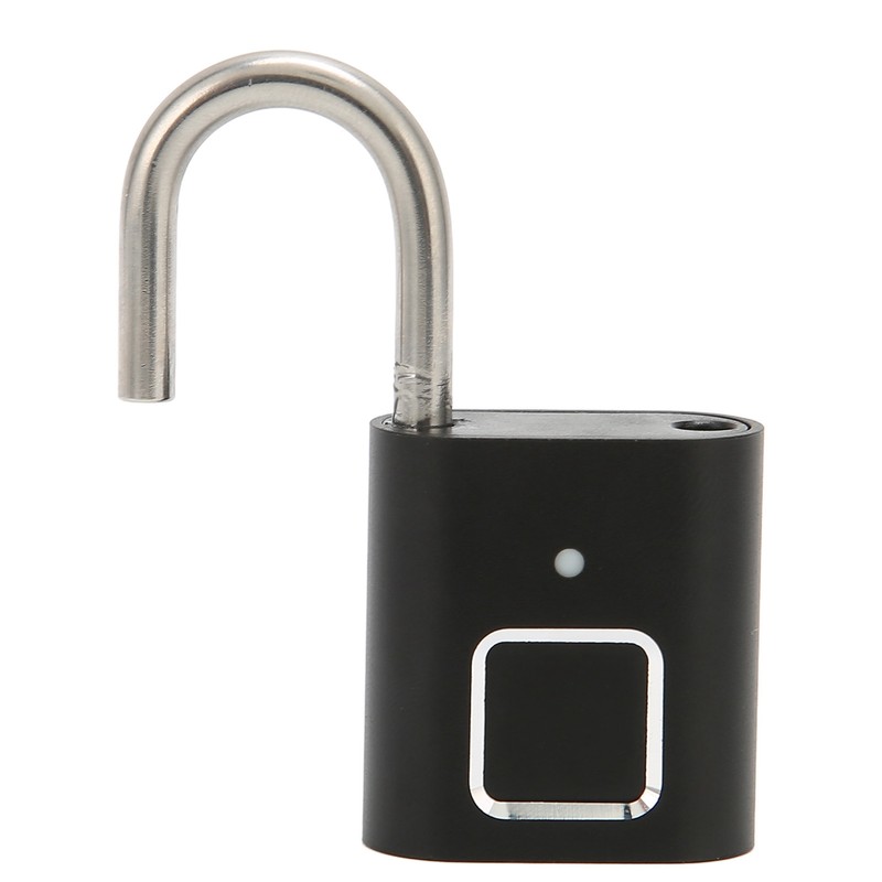 Fingerprint Padlock Biometric Smart Security Digital Lock Water Resistant USB