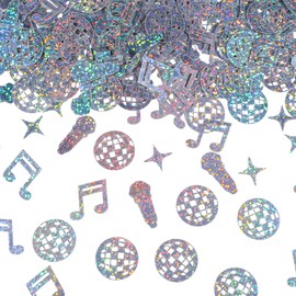 300 PCS Disco Confetti, Disco Ball Confetti Table Decor Party Decorations Glitter for Music Party Decorations